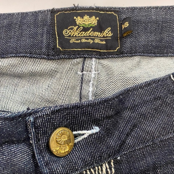 HOST PICK Akademiks Jeans Embroidered and Jewelled Size 36 - Picture 7 of 9